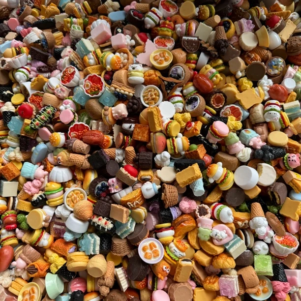 【立体定制高货混款】仿真食玩树脂配件diy配件微缩玩具饰品配件