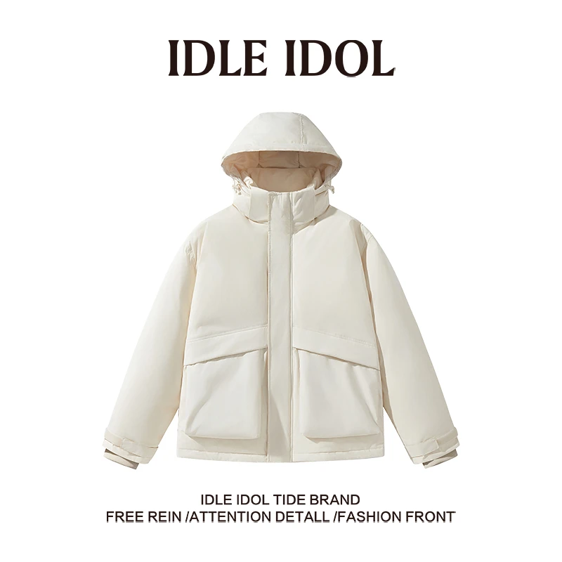 IDLE IDOL羽绒服冬季新款高端外套潮牌轻奢男款爆款2024保暖情侣