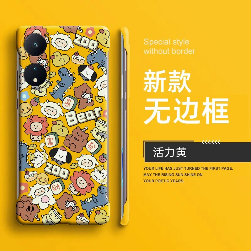 OPPO a58手机壳可爱创意防摔卡通无边框超薄便携磨砂男女款保护壳