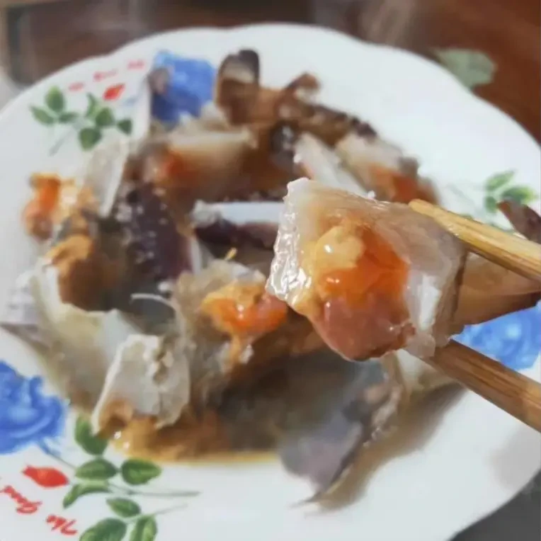 阿儿海鲜淡红膏呛蟹舟山红膏蟹腌制梭子蟹3-4两左右/只生食下饭菜