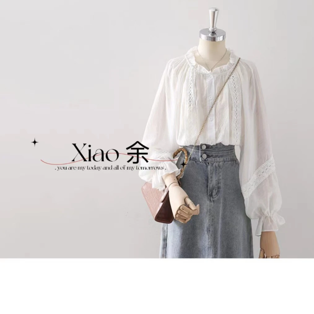 【紫霞仙子】这是一条很仙气的衬衣内搭，好看透气的衬衫，显瘦减龄
