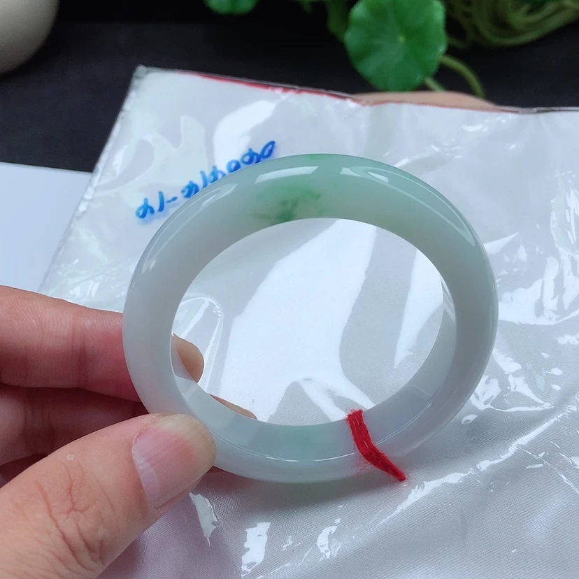 【闪购商品】翡翠手镯未镶嵌圈口55