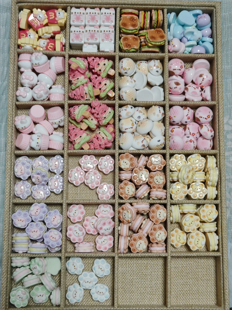 【定制自选】仿真食玩diy饰品配件过家家树脂微缩玩具diy