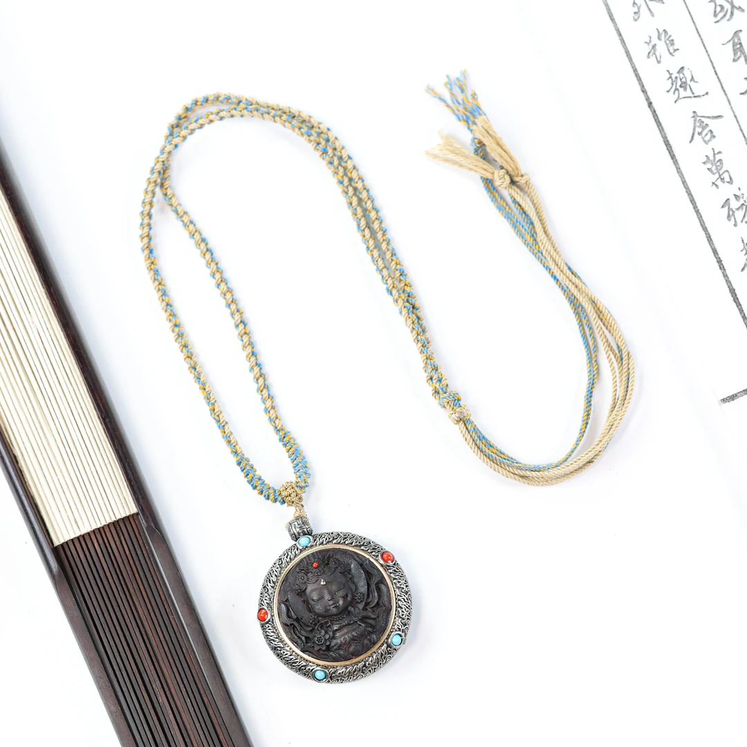 【柔心】 十亩香降真香度母项链毛衣链 SJ023