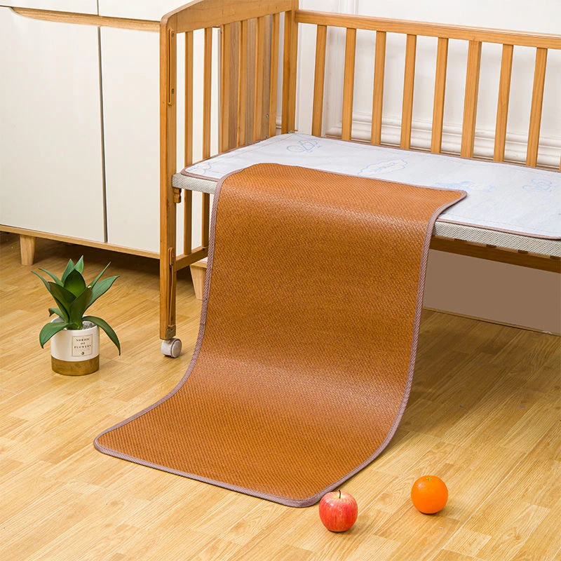 幼儿园专用凉席午睡床冰丝席藤席双面凉席软席子卡通常规尺寸柔软