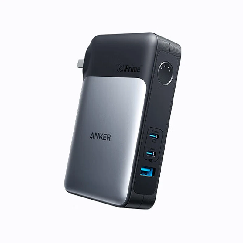 95新 ANKER/安克 733全氮化镓65W超级 充电器 充电宝二合- A1651