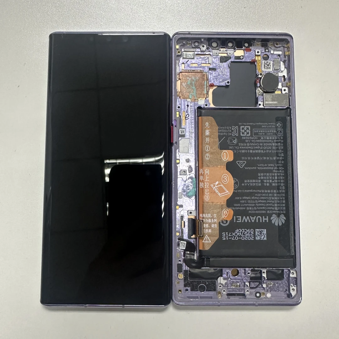 9新  适用于华为Mate30 Pro原装拆机屏幕总成【原拆带框】