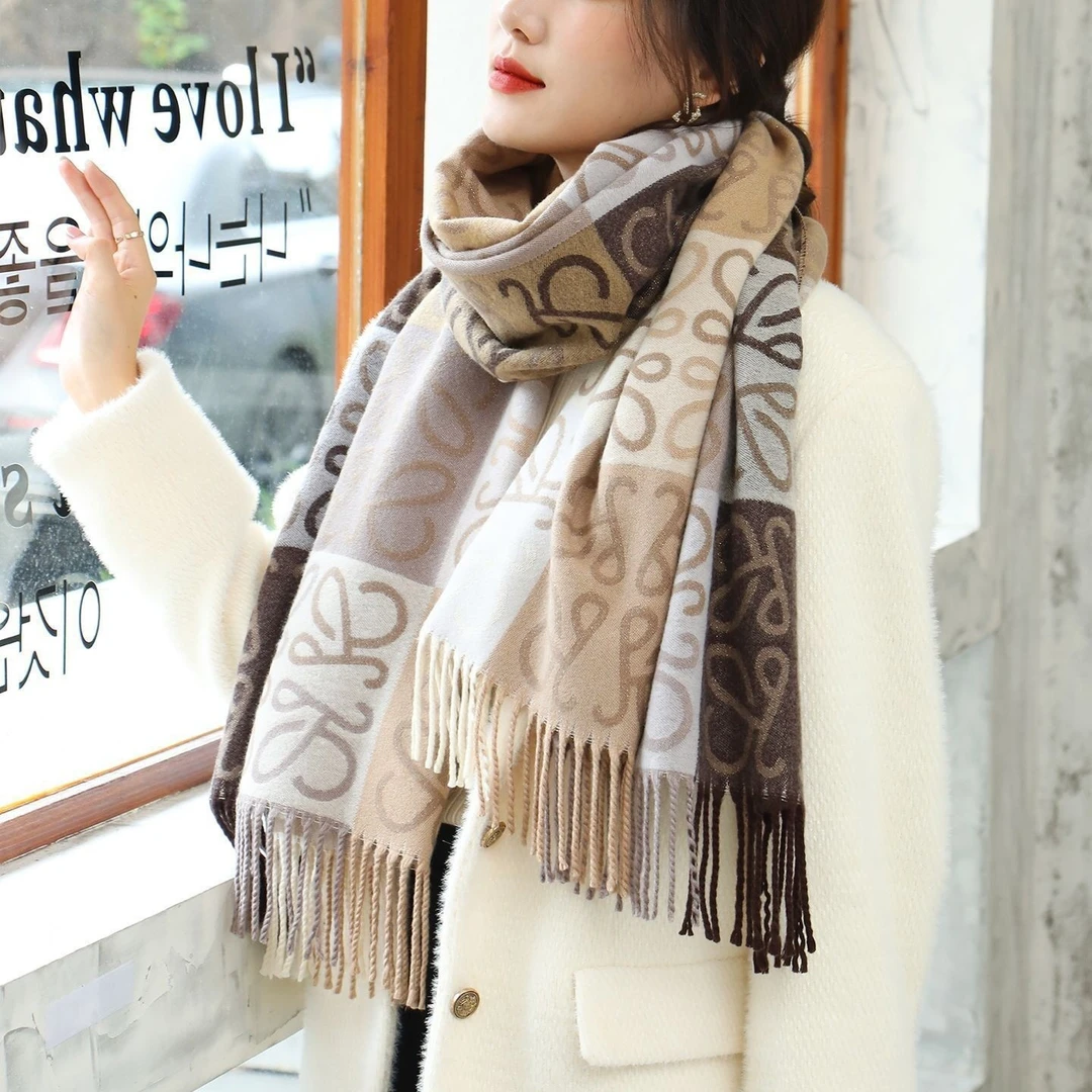 棋盘格围巾，大披肩大围巾给您冬季温暖，粉丝专享 32/60