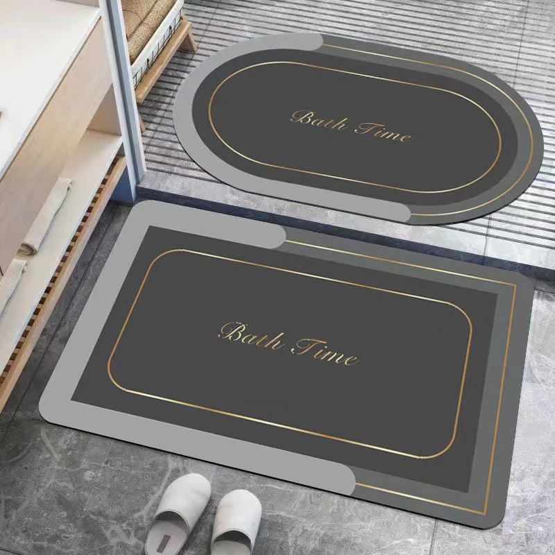 天禧星轻奢五款软硅藻泥高端浴室厨房卫生间吸水隔潮防滑地垫