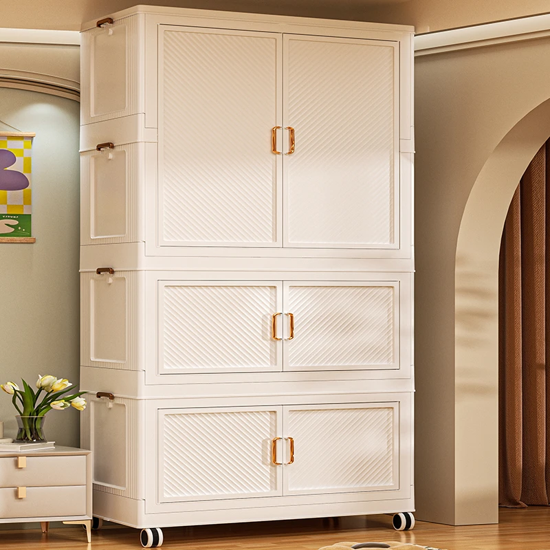 顺丰100衣柜免安装衣物收纳柜衣橱整理塑料家用棉被儿童储物柜