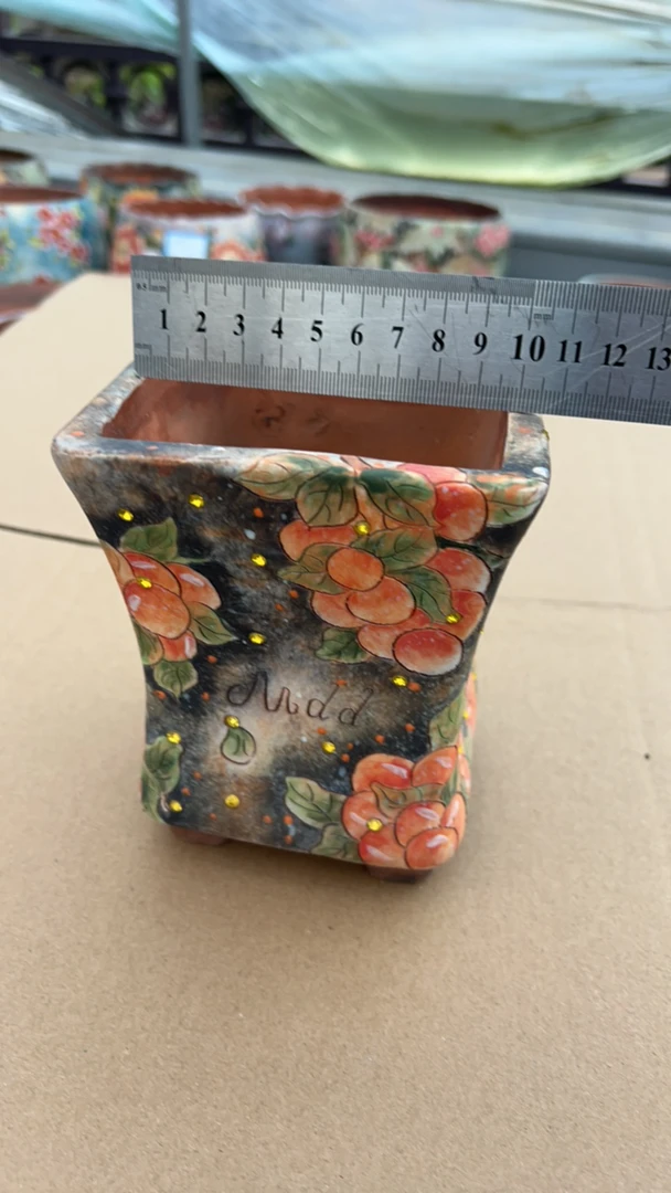 个性多肉花盆粗陶透气植物盆栽创意大口径法师老桩