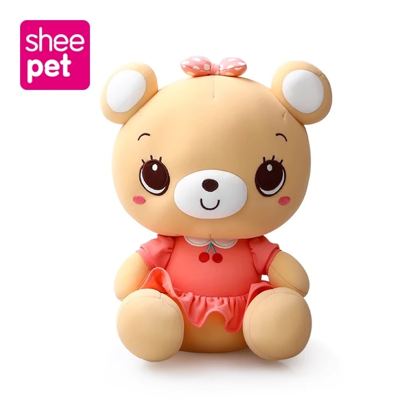 sheepet/舒宠樱桃熊熊公仔毛绒玩具玩偶抱枕礼品娃娃睡觉抱枕少女