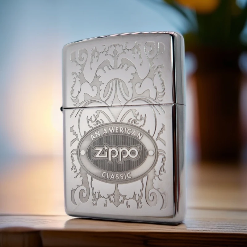 ZIPPO/之宝打火机 冠冕 激光雕刻 美版 24751 刀耕火种 MBJ1