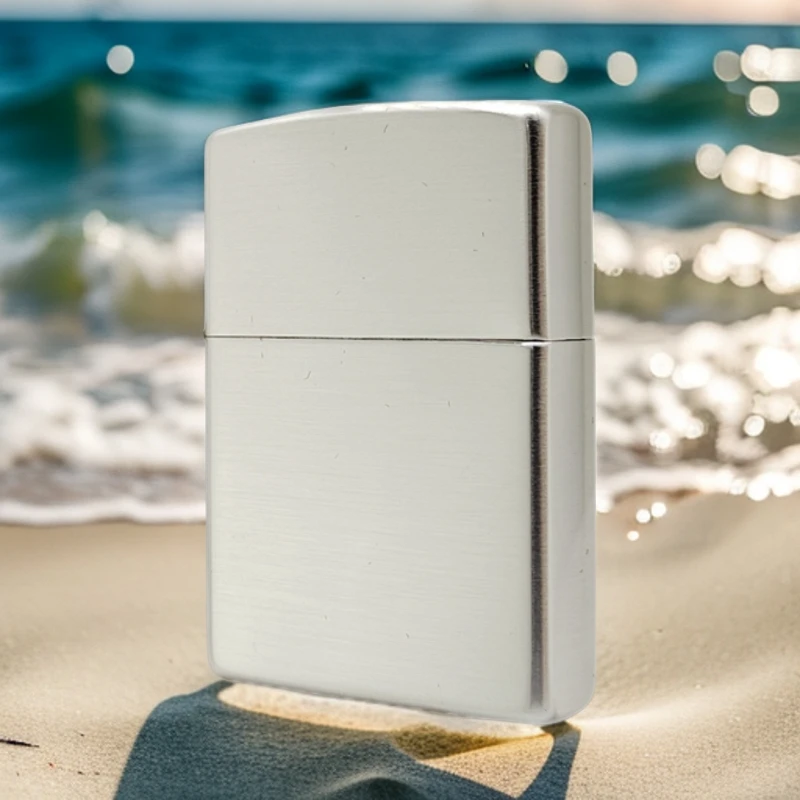 ZIPPO/之宝打火机 拉丝镀银 中版 LCO-0371 刀耕火种 TCJ1