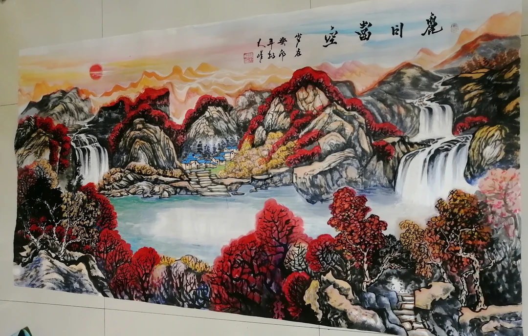 画家手绘国画