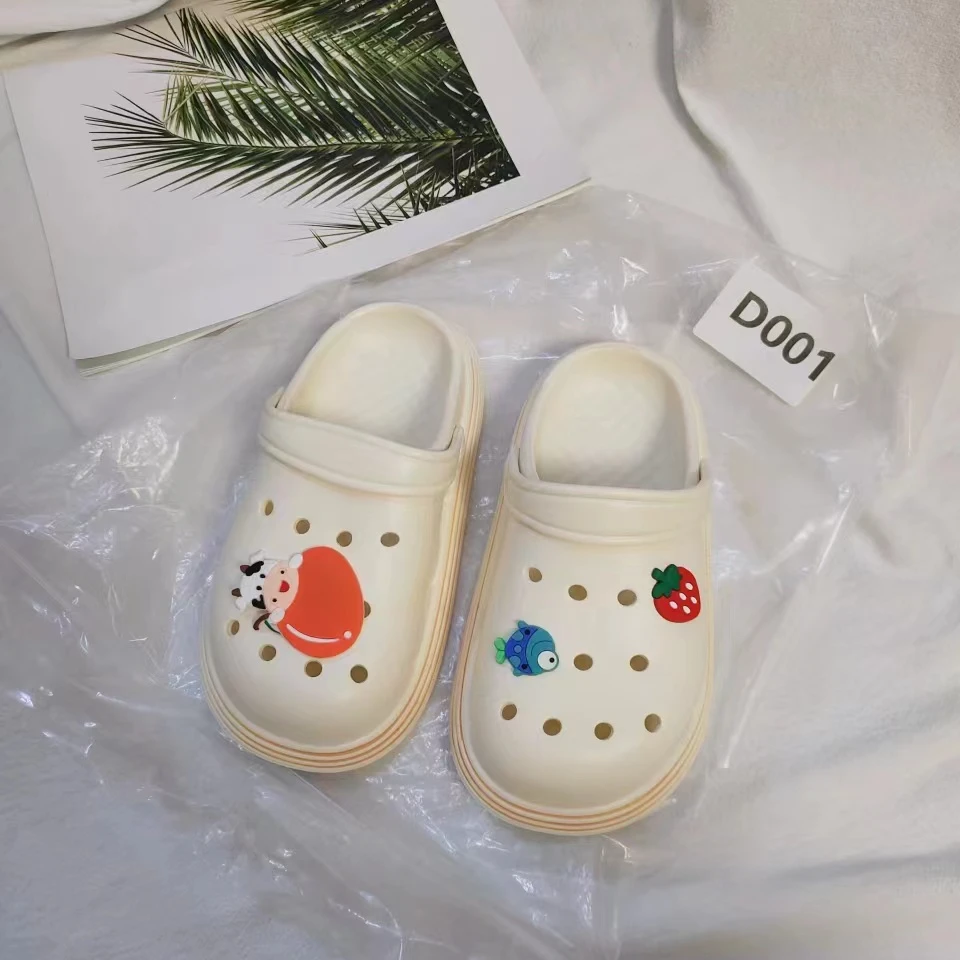 小童夏季EVA拖鞋洞洞鞋软底外穿休闲防滑