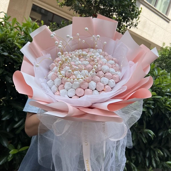 网红棒棒糖节日花束自制材料DIY创意发光糖果包装纸简单生日礼物