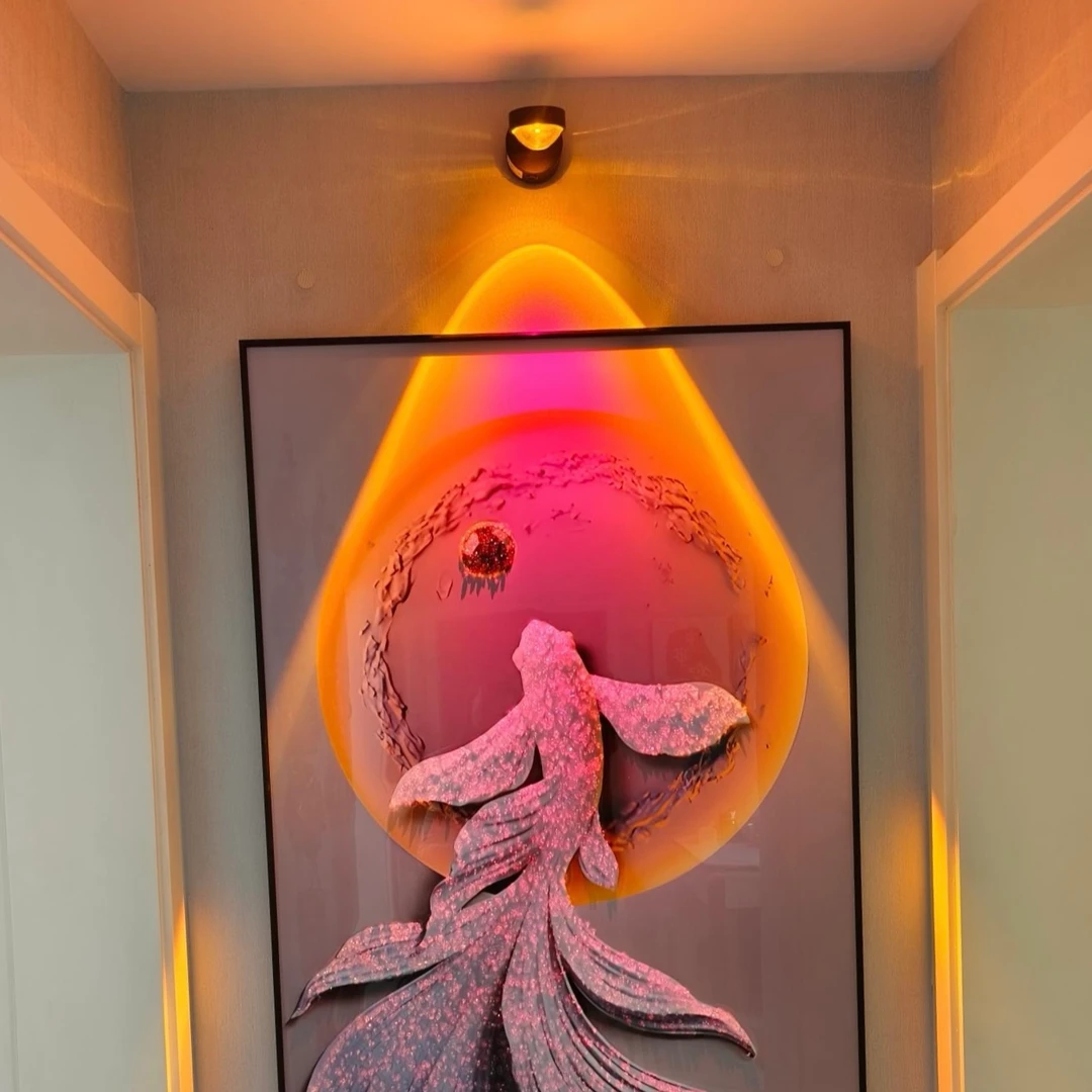 夕阳灯创意外壁灯洗墙灯射灯酒吧酒店门头柱子上下楼梯门牌氛围灯