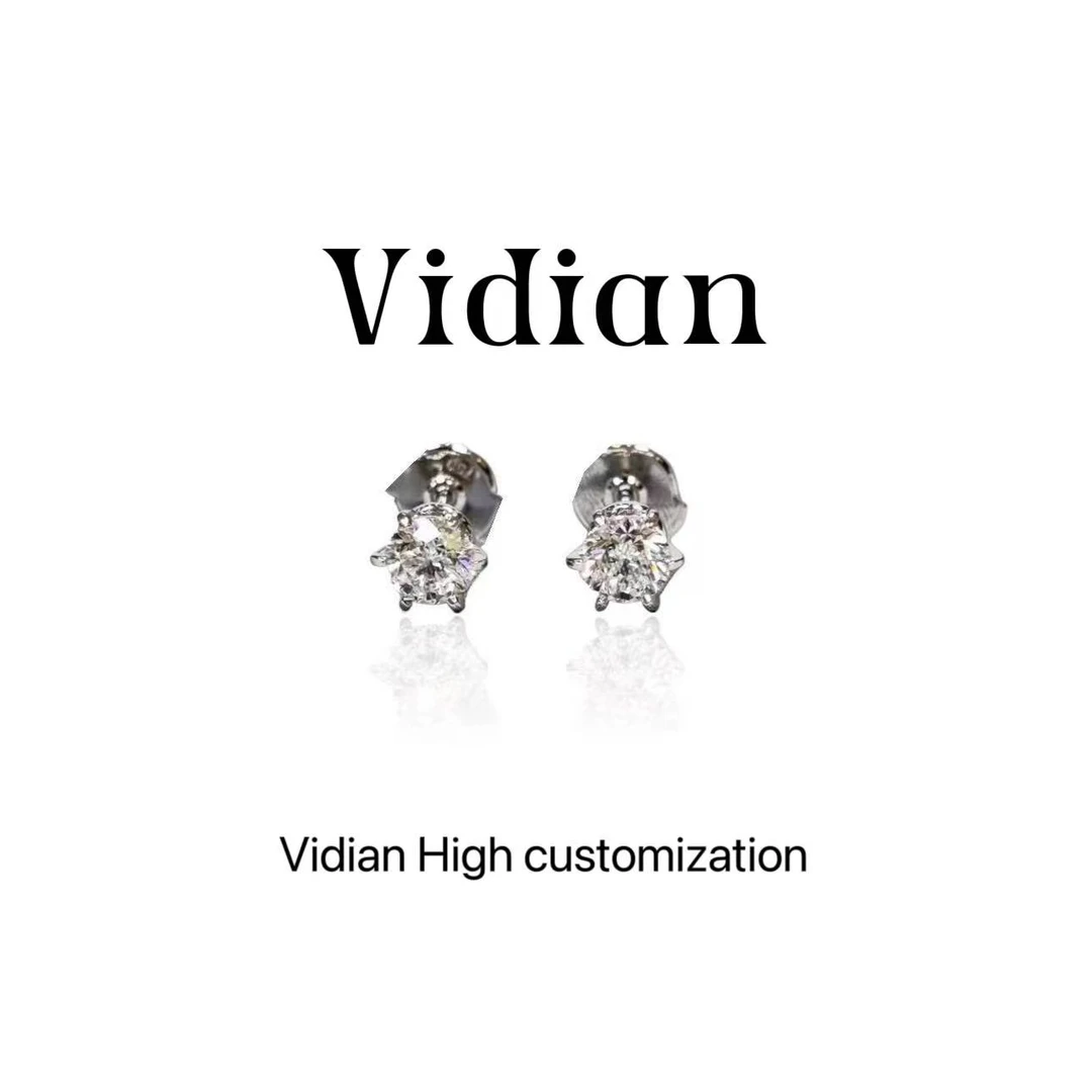 Vidian 小众设计六爪耳钉