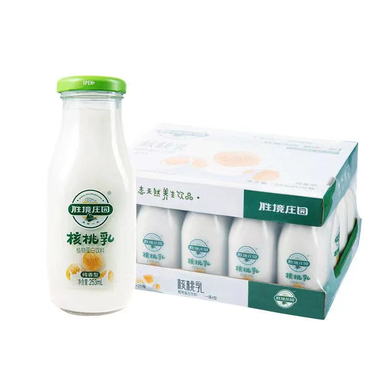 贵州核桃乳植物蛋白核桃乳253ml*20瓶整箱胜境庄园核桃乳
