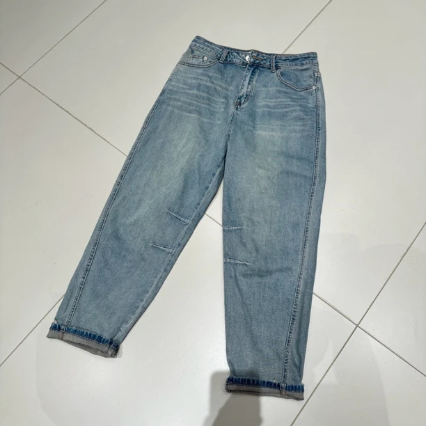 achen.#80900春夏款不挑腿型老爹裤