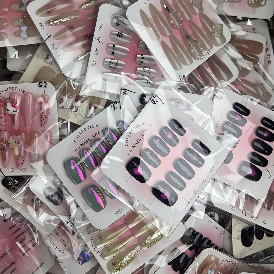 【过款链接】穿戴美甲半手工ins风冰透系