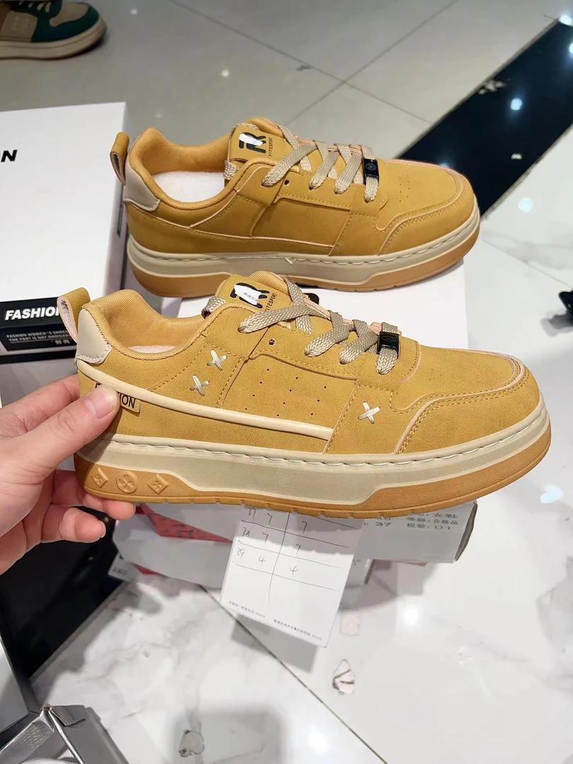 邹小姐835-66男士复古厚底板鞋潮流休闲运动鞋时尚百搭低帮