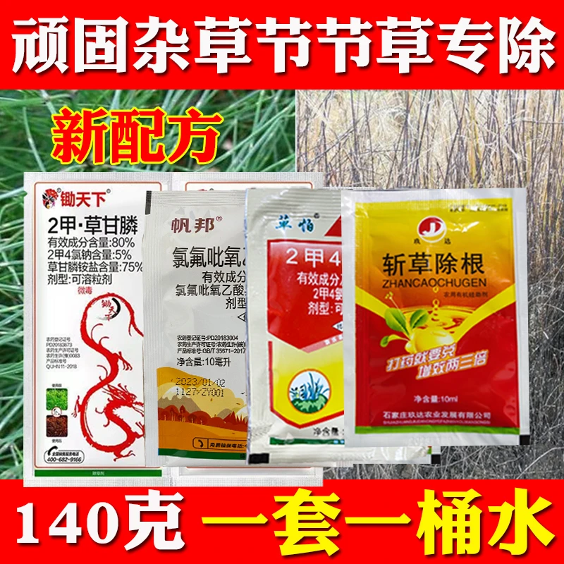 除节节草专用笔管草水花生除草烂根套餐节节草专杀烂根剂果园农药
