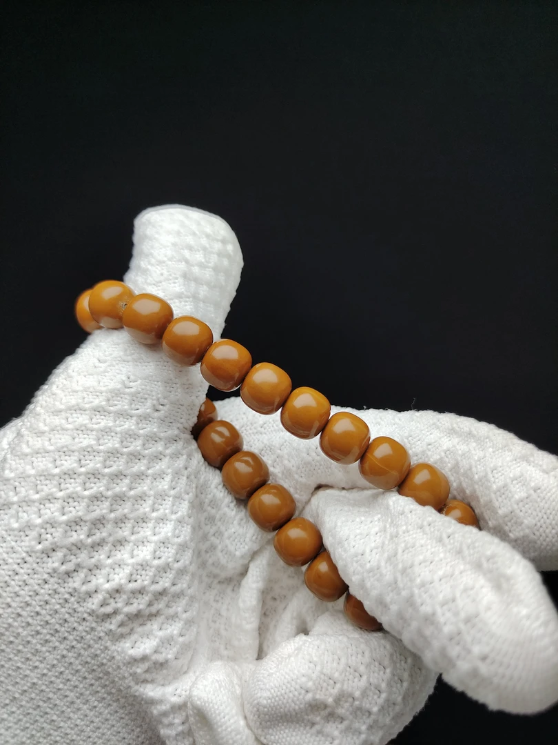 馒头料原色纯手工老型猴头手串，全品无瑕疵文玩