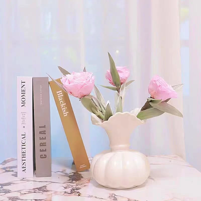 家居法式茶几花艺收纳高级装饰摆件客厅玄关陶瓷插花艺术花瓶