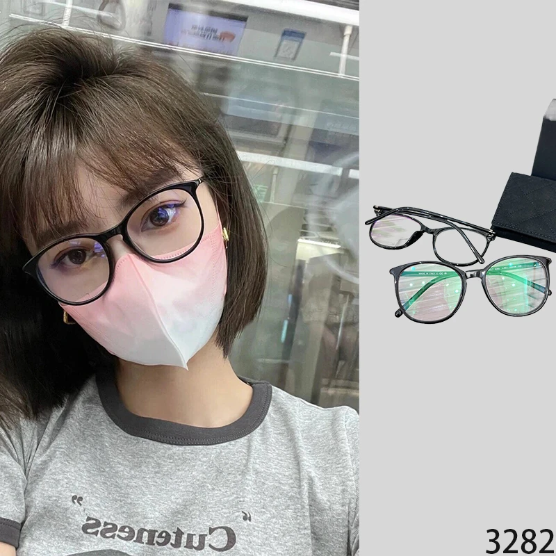 [3282]香家素颜神器韩版超轻百搭素颜镜温柔气质减龄俏皮光学镜框