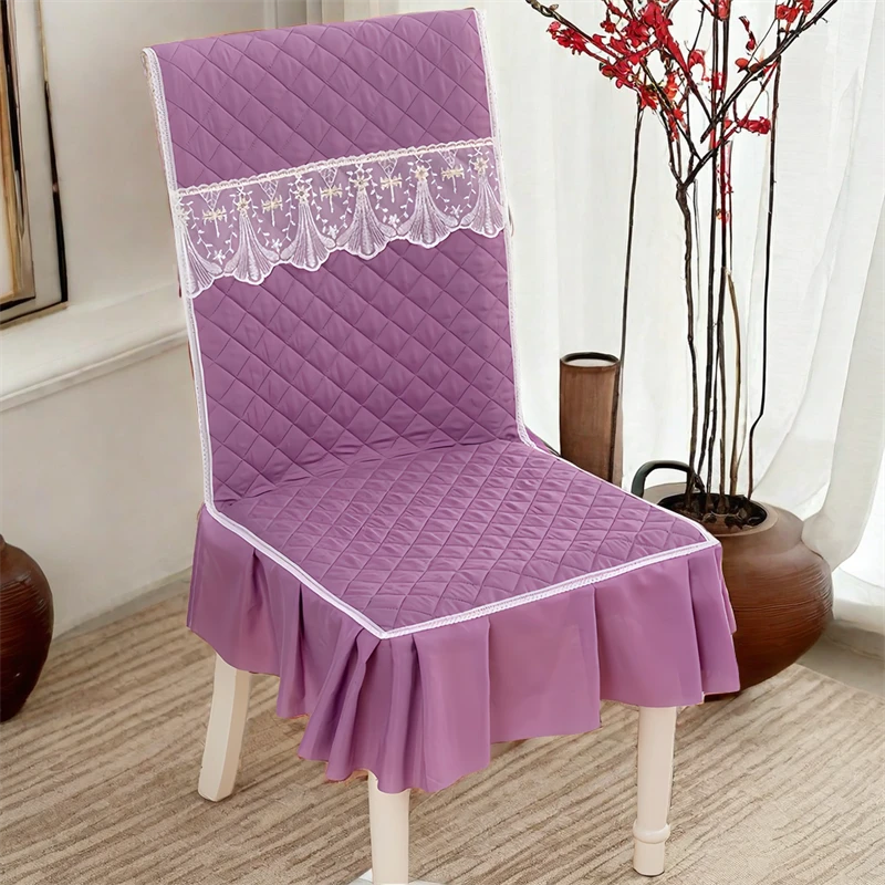 通用型椅子套罩连体坐垫餐桌椅套家用防滑餐椅垫屁垫椅子靠背垫子