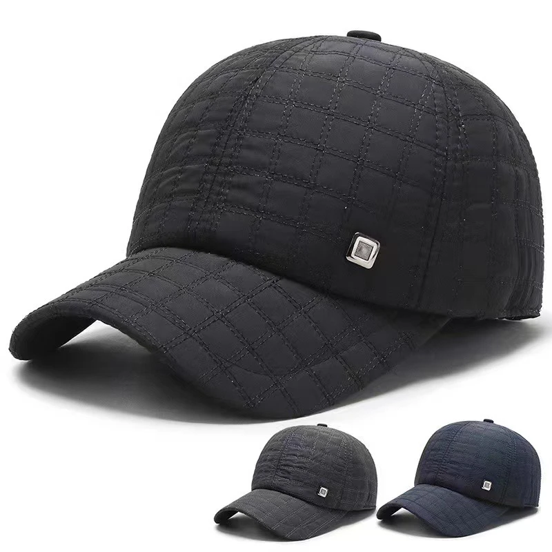 【带护耳】抗风保暖防寒可调节头围棒球帽男女同款防寒