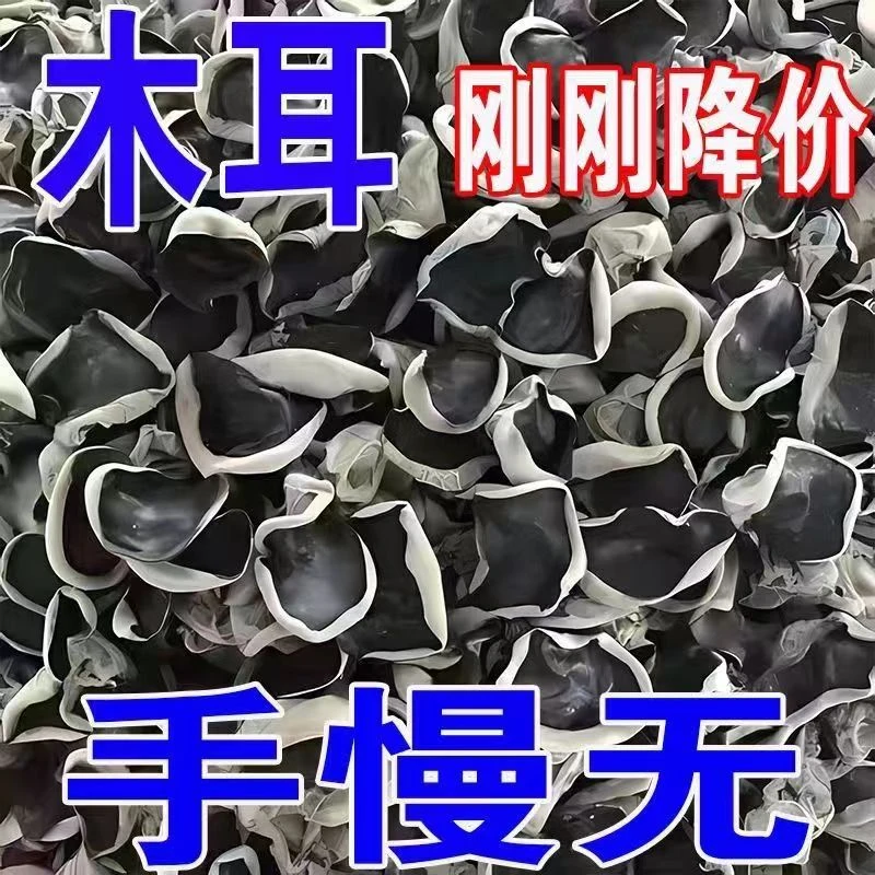 东北挂袋木耳黑木耳干木耳东北特产