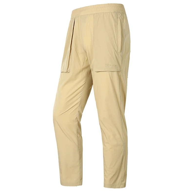 无品牌男款户外运动休闲舒适夏季透气登山弹力速干长裤