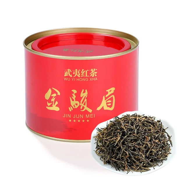 武夷山特级正宗金骏眉2023新茶养胃红茶浓香型散茶叶送礼罐装50g