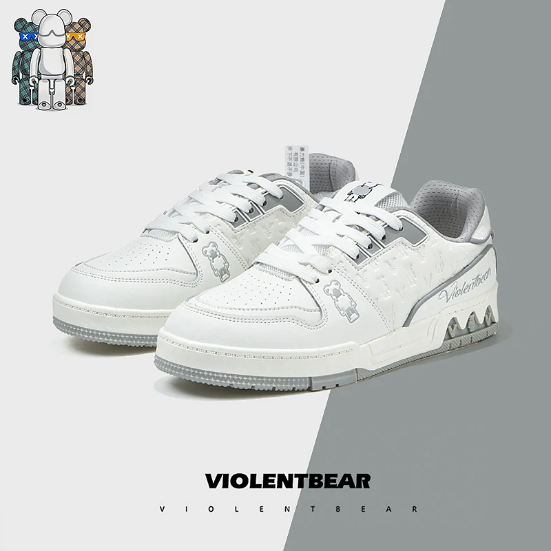 VIOLENTBEAR/暴力熊春季新款潮流鞋男女情侣款休闲透气潮鞋8889