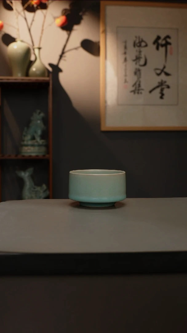【闪购商品】杯仿古釉原矿 见山