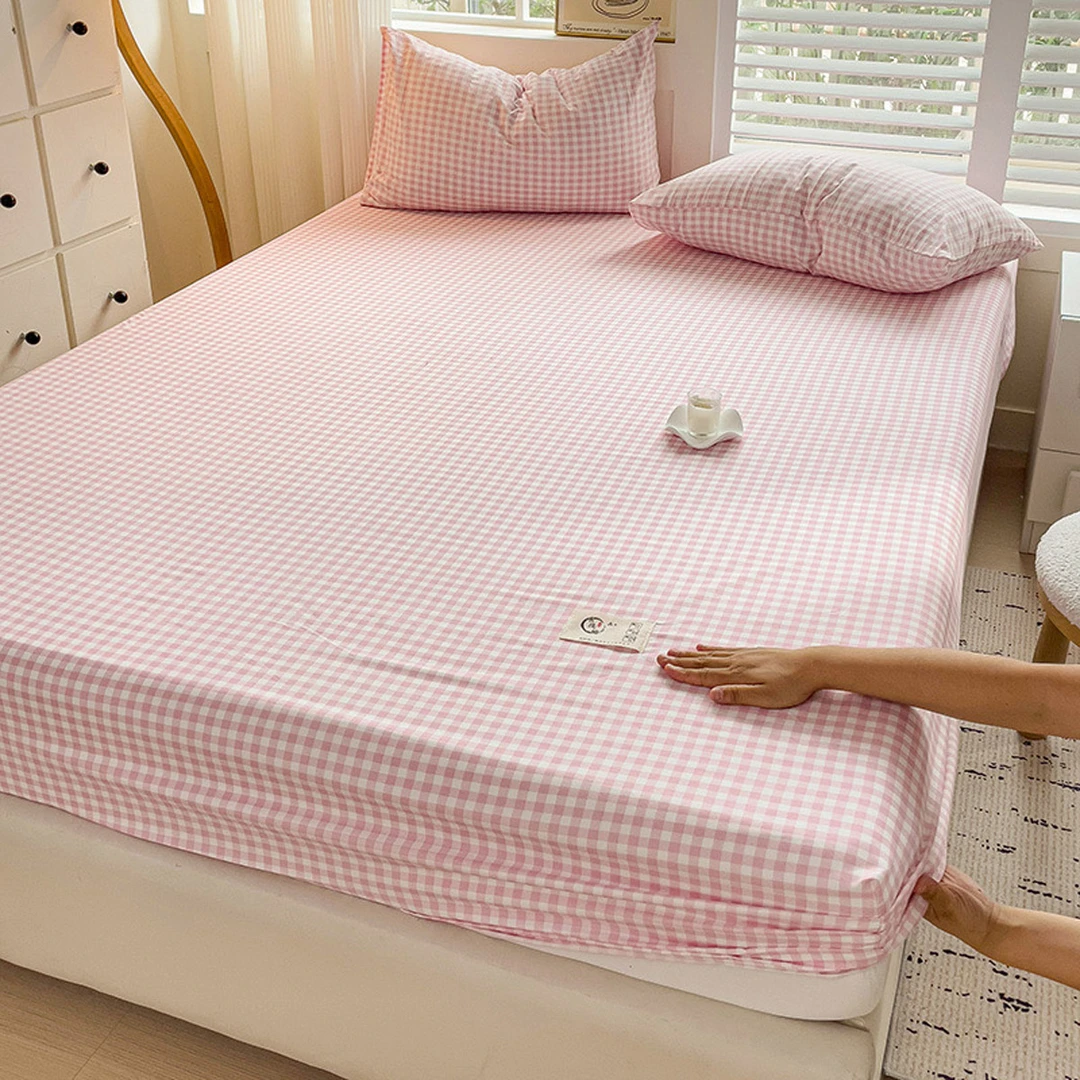 ▲水洗棉单床笠 亲肤柔软舒适床罩防尘保护套可机洗床上用品