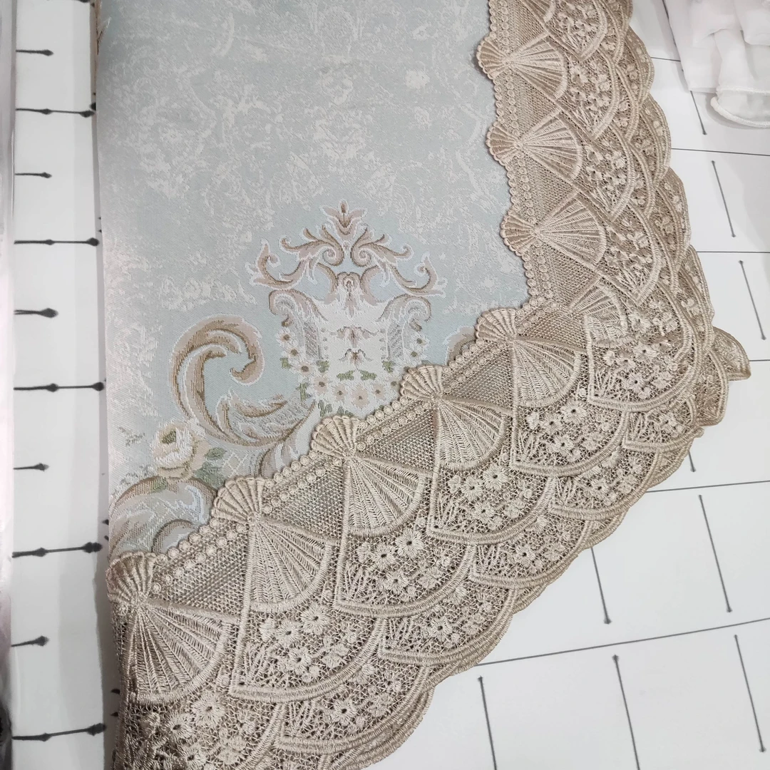 2415淡蓝色高精密靠背巾拍一发四80/90-2