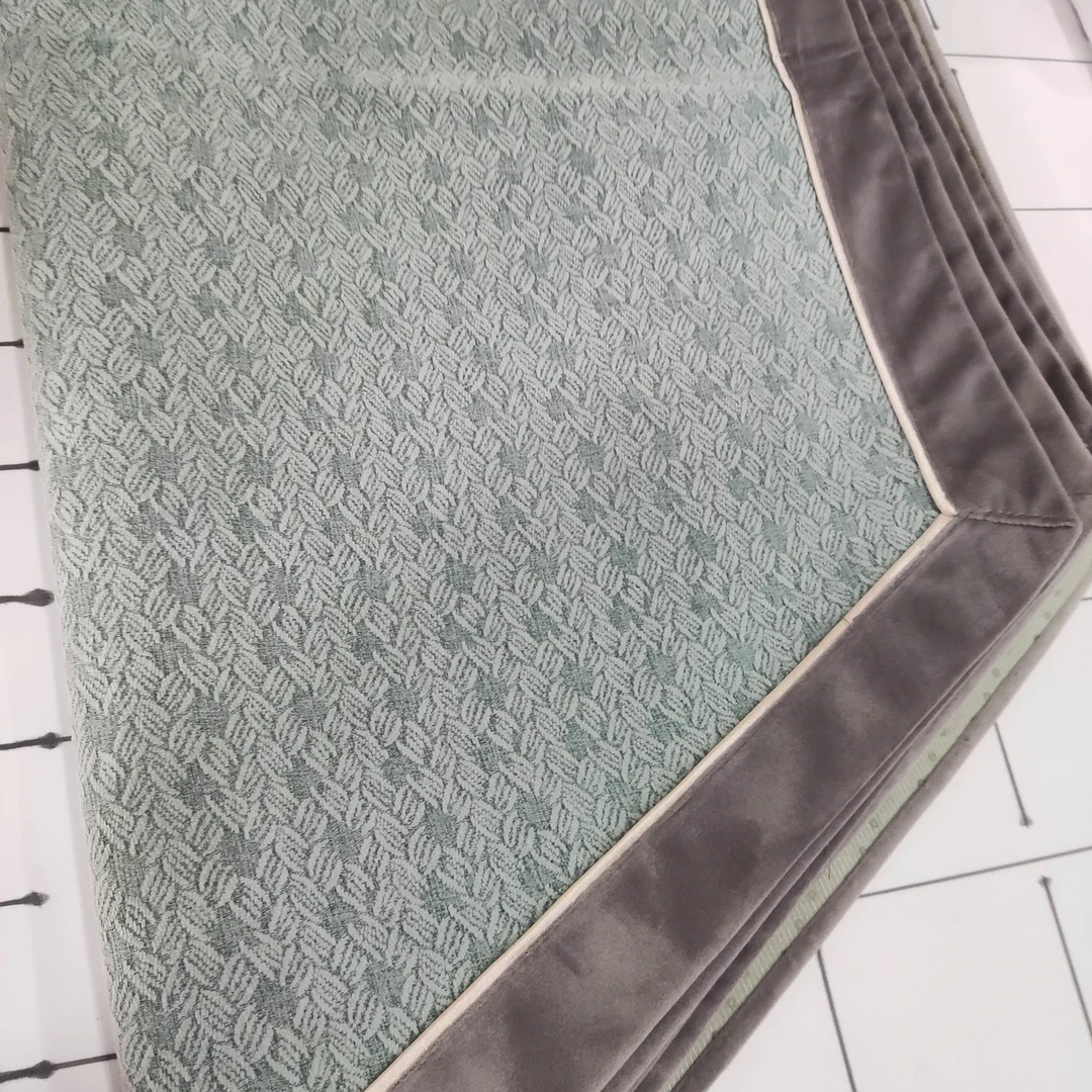 2402抹茶绿色雪尼尔靠背巾拍一发四（-1）