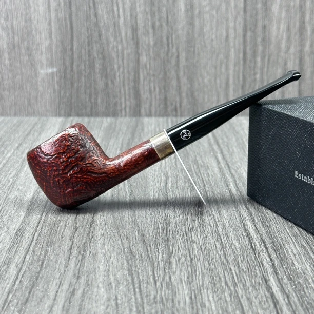 英国拉特雷烟斗喷砂石楠木口袋斗进口斗新手入门性价比银圈时尚