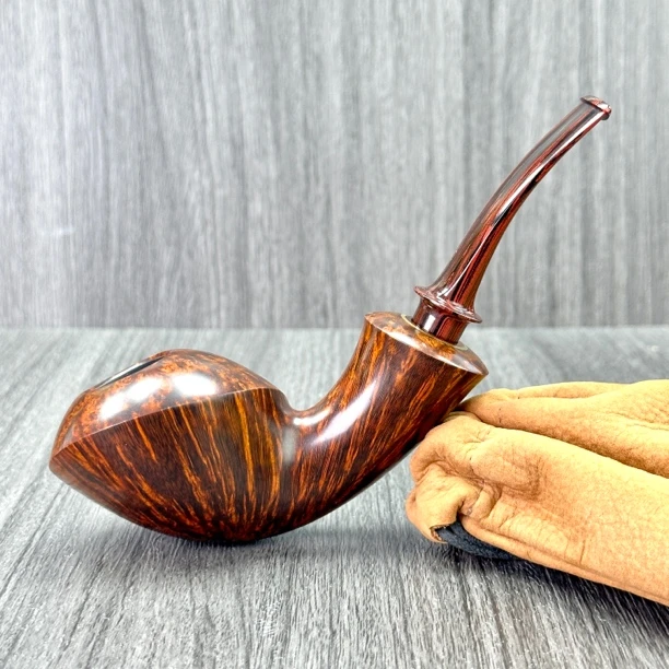 C.manz德国大师曼茨烟斗光面大料石楠木手工斗自由式进口斗军插嘴