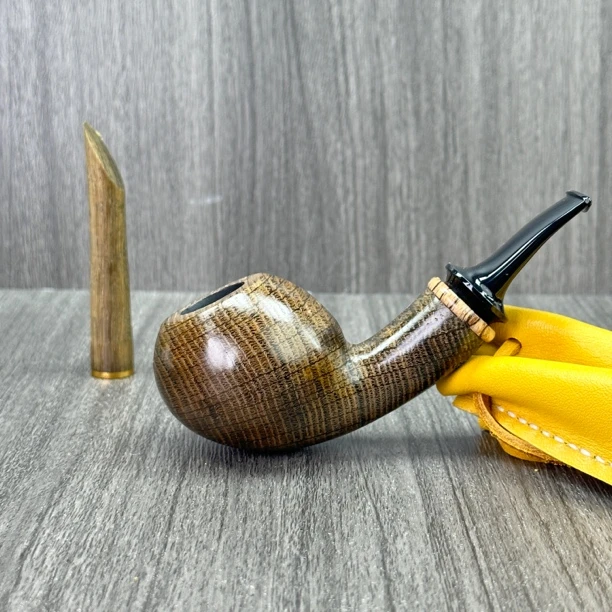 乌克兰谢尔巴克烟斗FL级别橡木化石大河豚斗进口斗手工烟斗套装斗