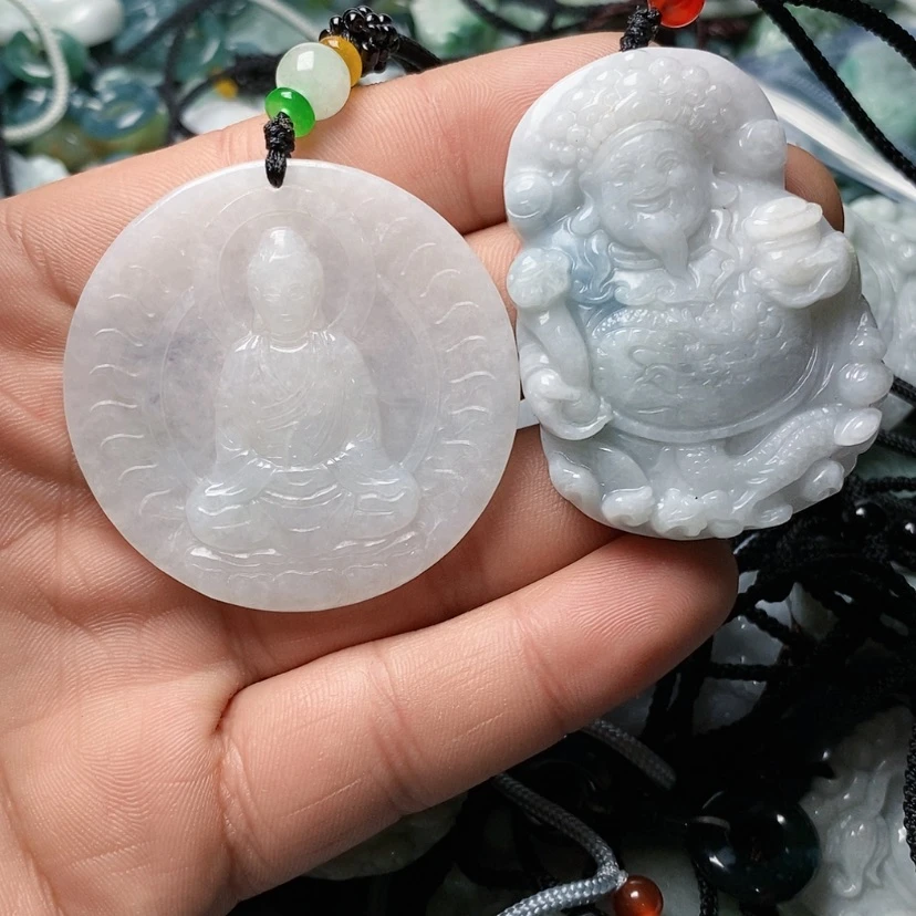 【闪购商品】翡翠颈饰未镶嵌胜*