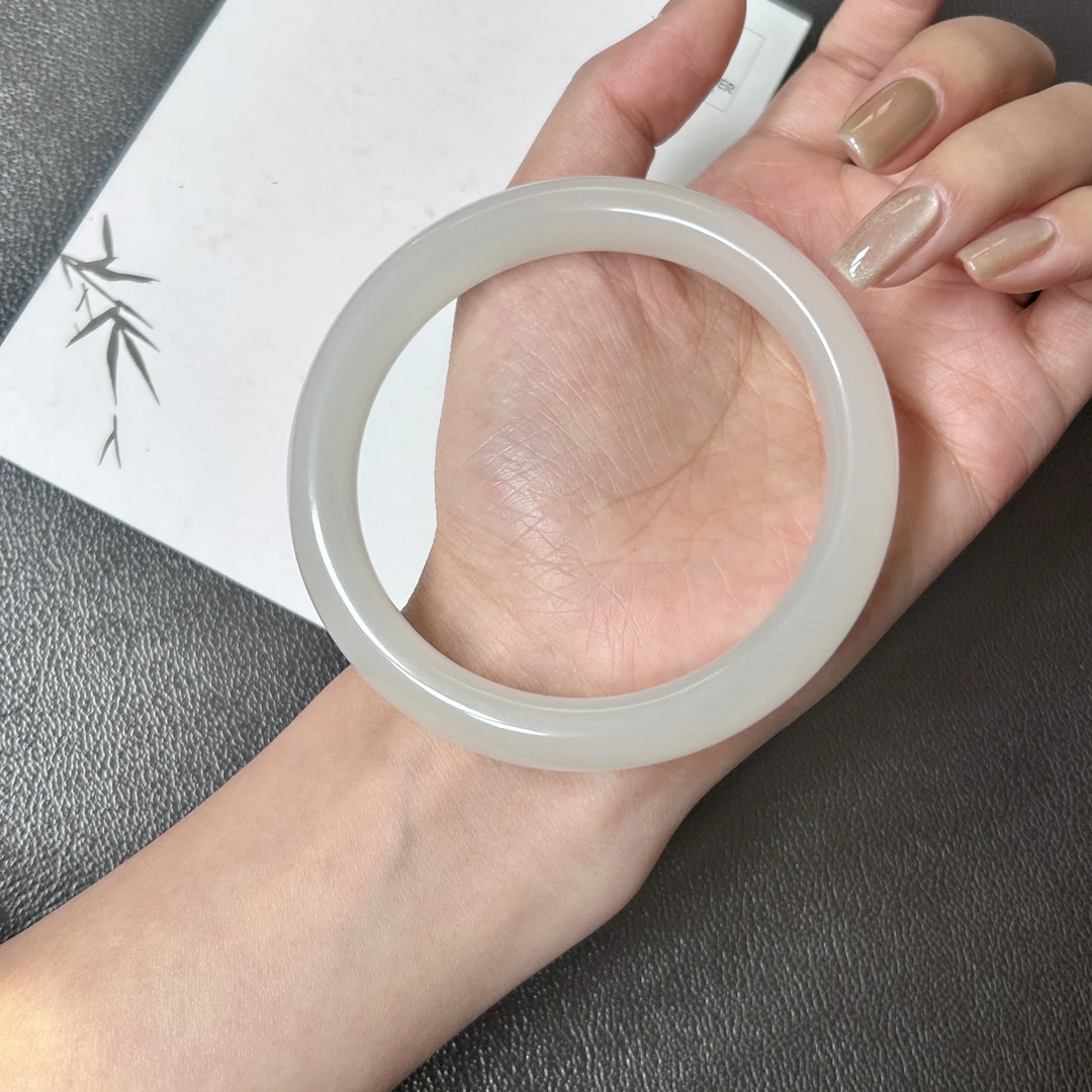 非金属玻璃手镯 经典百搭时尚 荔枝冻手镯 60圈口