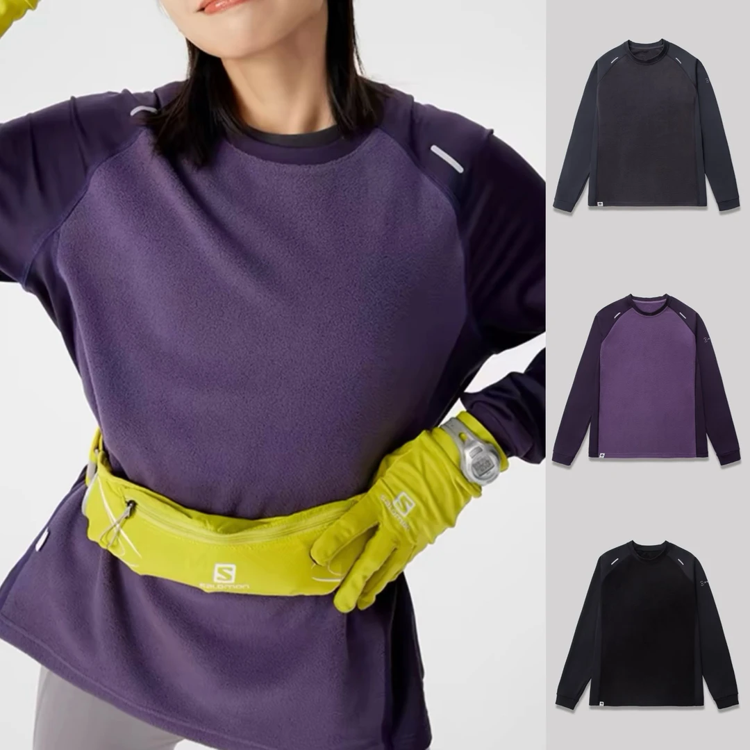 【蛋蛋】一个你无法拒绝的Price！男女款时尚拼接摇粒绒保暖长袖