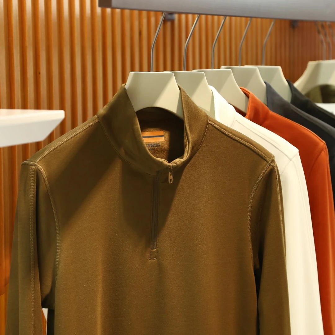 【蛋蛋】口碑爆款！秋冬男女自发热软糯羊毛立领长袖舒适百搭打底衫