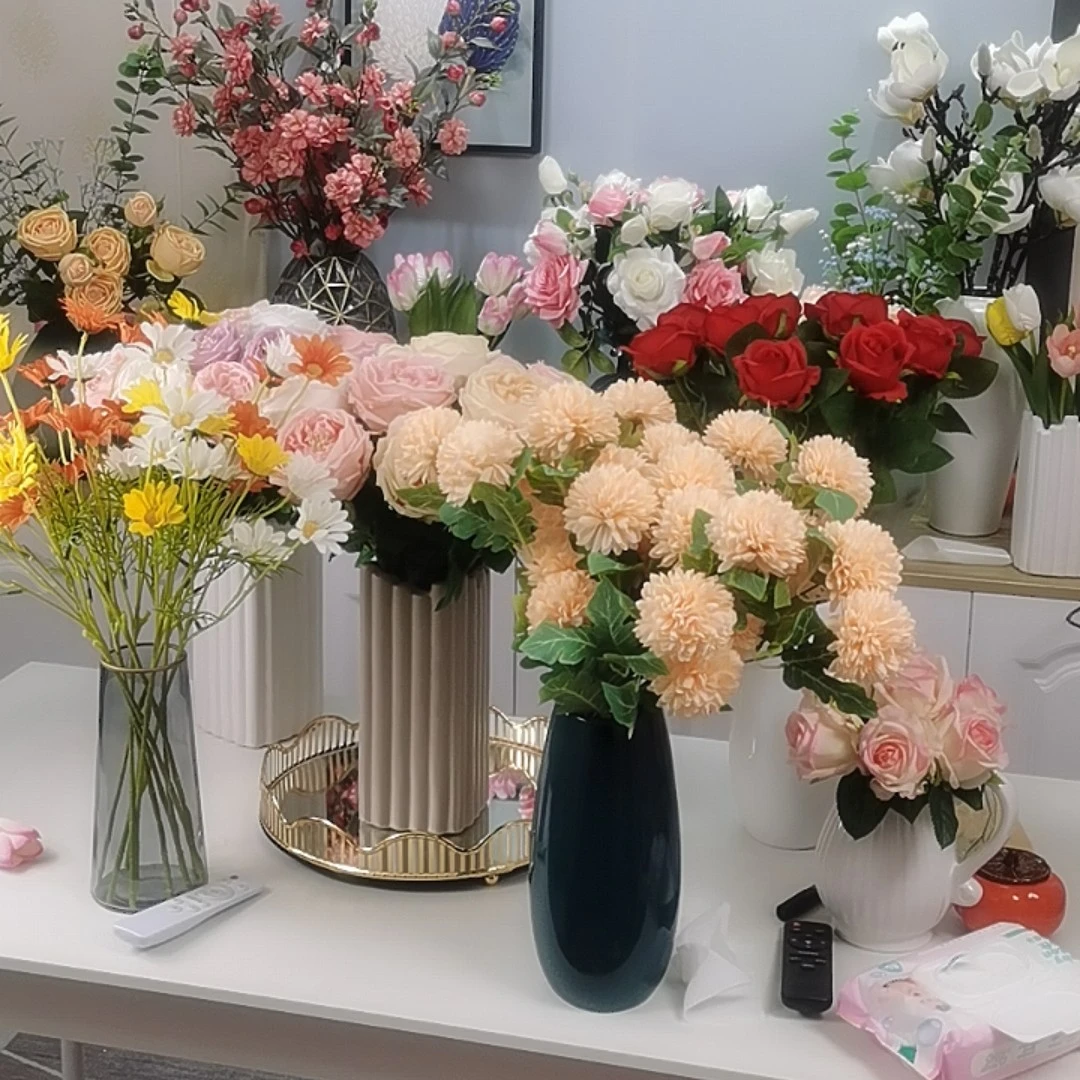 飞花家居仿真花直播链接