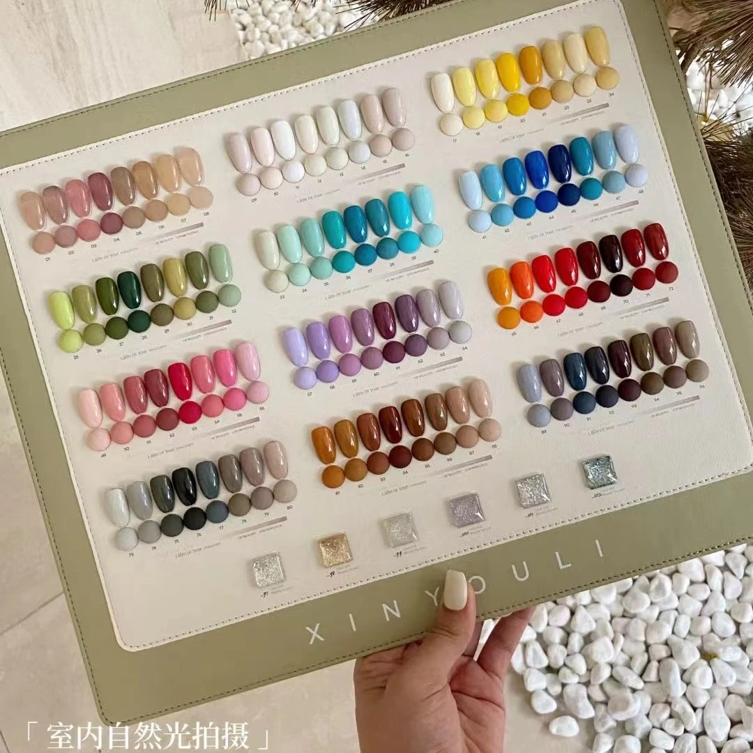 入门级小套:伈柚里·102色斯吉拉色系齐全流行色指甲油胶套胶